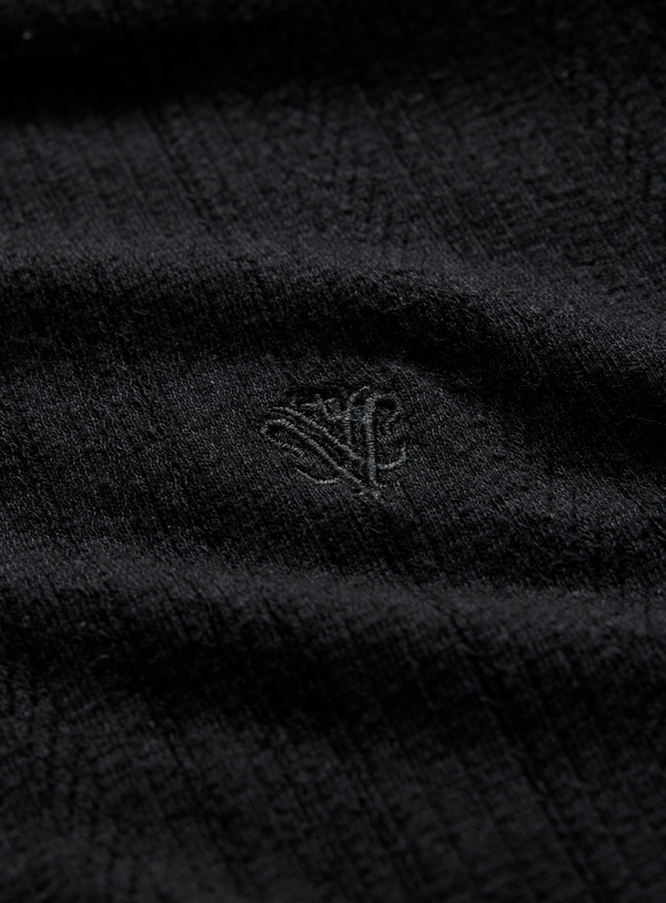 John Varvatos Leonardo Johnny Collar Polo | Noir