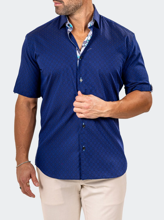 Maceoo Shirt GALILEO MARTHYR0142 | Blue