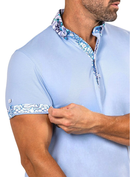 Maceoo Polo NEWTON MARTHYR0026 | Light Blue
