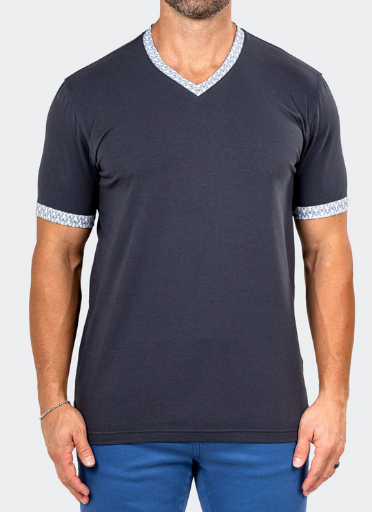 Maceoo V neck Tee EDISON MARTHYR0008 | Grey