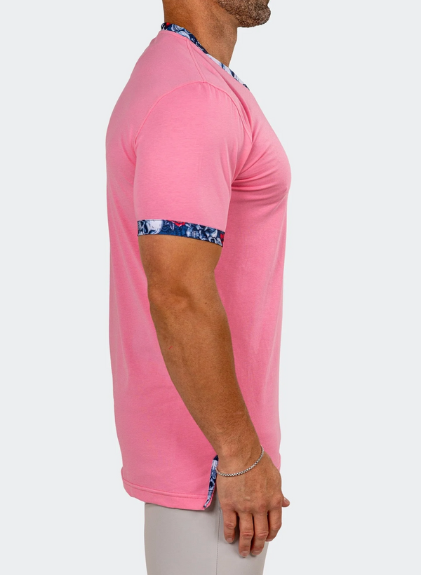 Maceoo V Neck Tee EDISON MARTHYR0010 | Pink