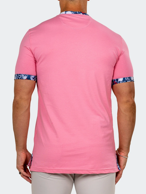 Maceoo V Neck Tee EDISON MARTHYR0010 | Pink