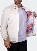Maceoo Bomber MARTHYR0002  | White