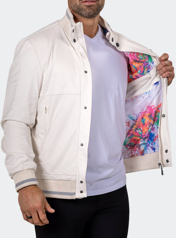 Maceoo Bomber MARTHYR0002  | White