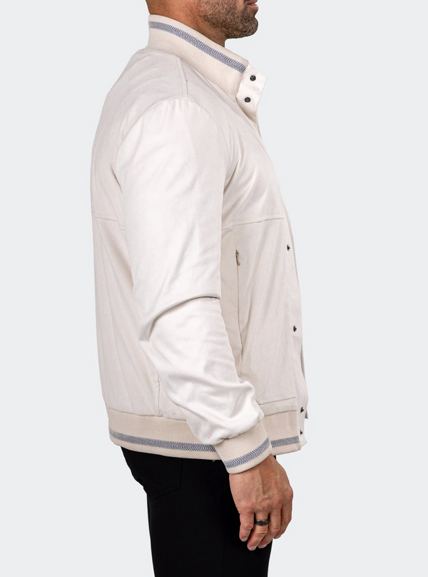 Maceoo Bomber MARTHYR0002  | White