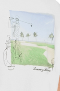 T-shirt Tommy Bahama Drawn to the Course - Blanc