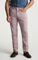 34 Heritage Courage Pantalon droit en sergé lavande