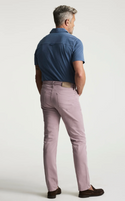 34 Heritage Courage Pantalon droit en sergé lavande