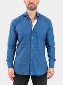 Maceoo Chemise EINS STRETCHOCEANIC | Bleu