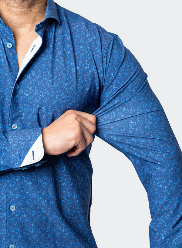 Maceoo Chemise EINS STRETCHOCEANIC | Bleu