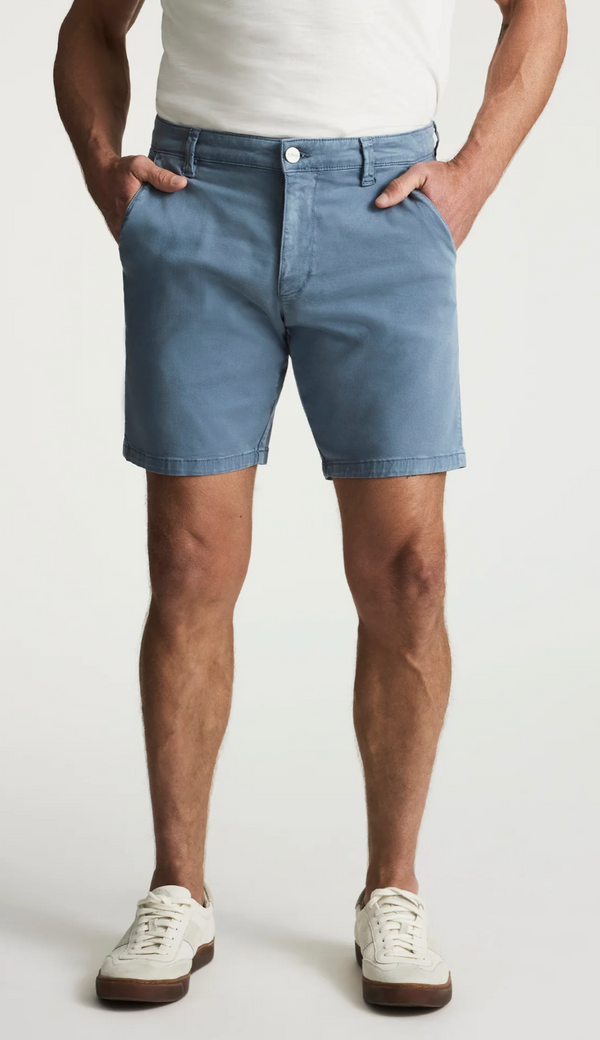 34 Heritage Arizona Short slim en sergé pierre de silex