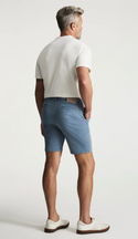 34 Heritage Arizona Short slim en sergé pierre de silex