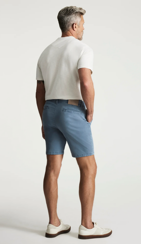 34 Heritage Arizona Short slim en sergé pierre de silex
