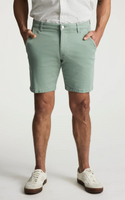 34 Heritage Arizona Short slim en sergé vert Iceberg