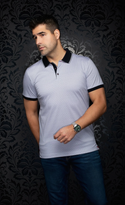 Polo Au Noir | SEACLIFF, Blanc Noir