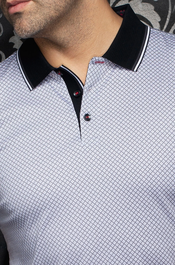Polo Au Noir | SEACLIFF, Blanc Noir
