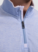 Bugatchi 1/4 Zip Knit | Air Blue