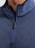 Bugatchii 1/4 Zip Knit | Cobalt