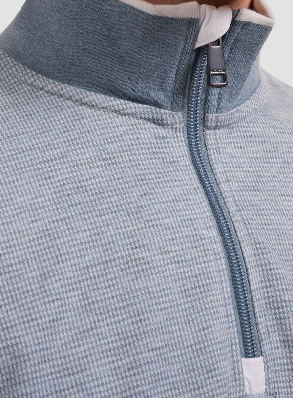 Bugatchi 1/4 Zip Knit | Shark