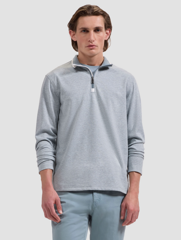 Bugatchi 1/4 Zip Knit | Shark