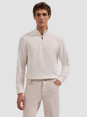 Bugatchi 1/4 Zip Knit | Chalk