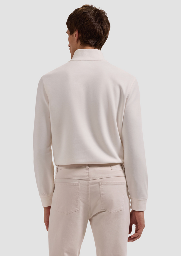Bugatchi 1/4 Zip Knit | Chalk