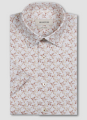 Bugatchi Oooh Cotton Miles Shirt Short Sleeve | Sienna