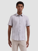 Bugatchi Oooh Cotton Miles Shirt Short Sleeves | Limestone