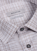 Bugatchi Oooh Cotton Miles Shirt Short Sleeves | Limestone