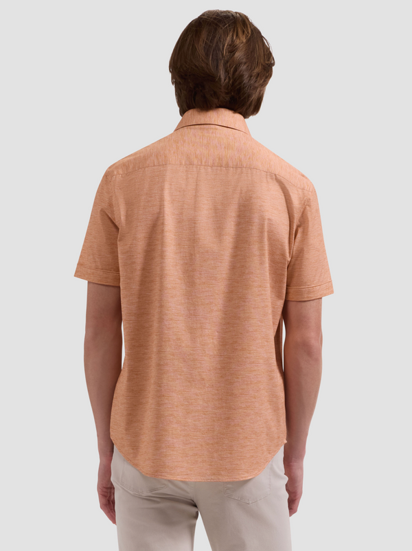 Bugatchi Oooh Cotton Miles Shirt Short Sleeve | Mango