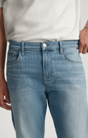 Mavi Zach Straight Leg Jeans Regular Rise | Light Brushed Supermove