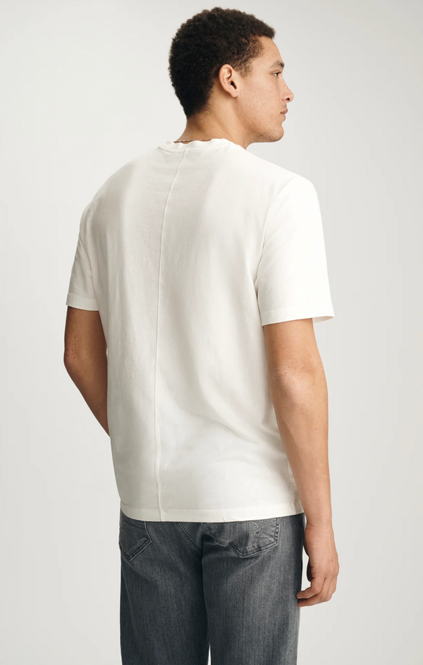 Mavi Soft Slub Crew Neck T-Shirt Regular Fit | White