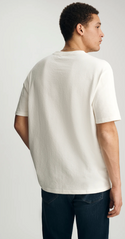 Mavi Crew Neck T-Shirt Relaxed Fit | Antique White