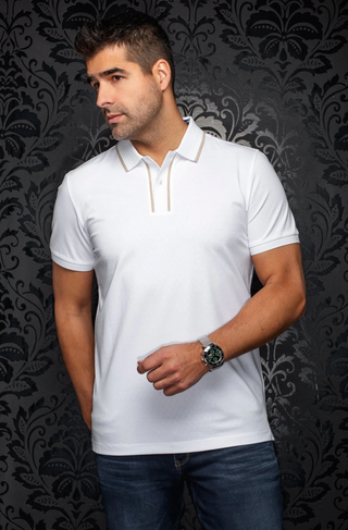 Au Noir Polo Shirt | KAAN, White