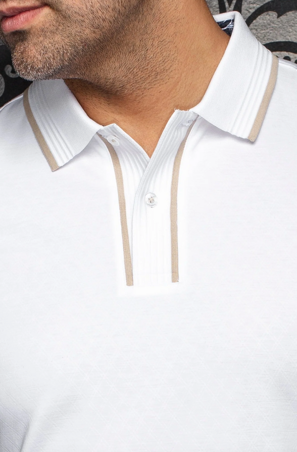 Au Noir Polo Shirt | KAAN, White
