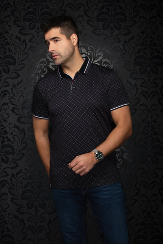 Au Noir Polo Shirt | DARREN, Black