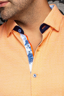 Au Noir Stretch Shirt Short Sleeve | SONORAN, Orange