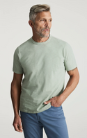 34 Heritage Slub Crew Neck Tshirt In Iceberg Green