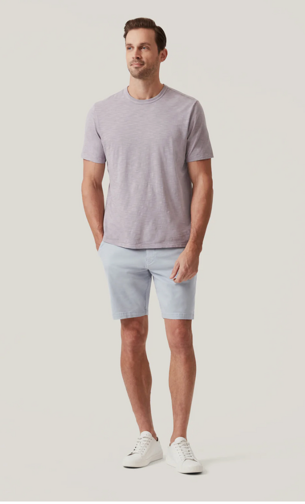 34 Heritage Slub Crew Neck T-Shirt in Lilac Dust