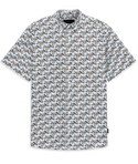 Bugatti Shirt Short Sleeve | Blue Multi