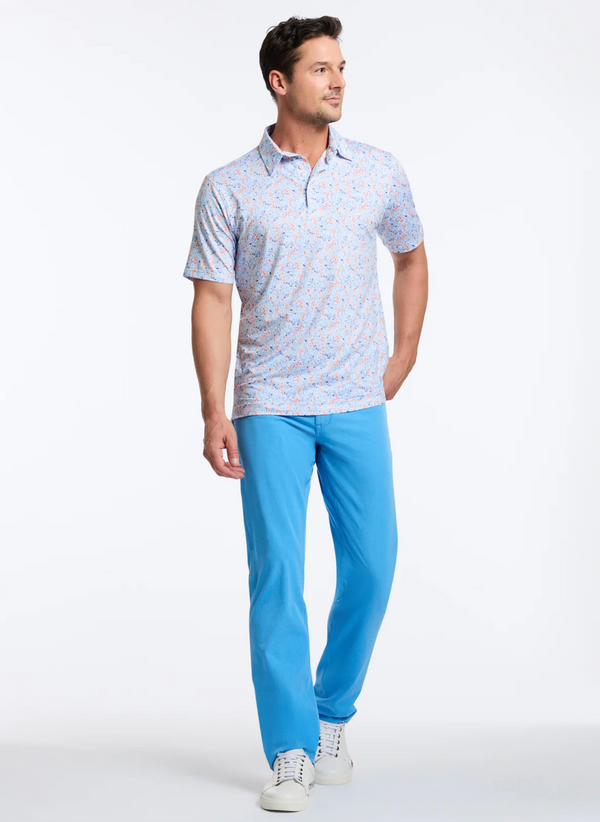 Robert Graham Performance Polo Boozy Bogey | White
