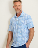 Tommy Bahama Costa Wave Palm Azul IslandZone® Polo | Blue Vault