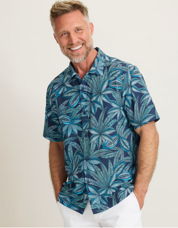 Tommy Bahama Bahama Coast Luau Blooms IslandZone® Shirt | Insignia Blue