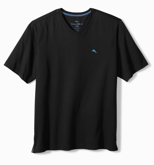 Tommy Bahama New Bali Skyline V-Neck T-Shirt | Black