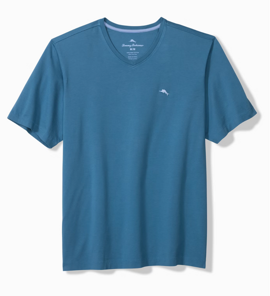 Tommy Bahama New Bali Skyline V-Neck T-Shirt | Dutch Blue