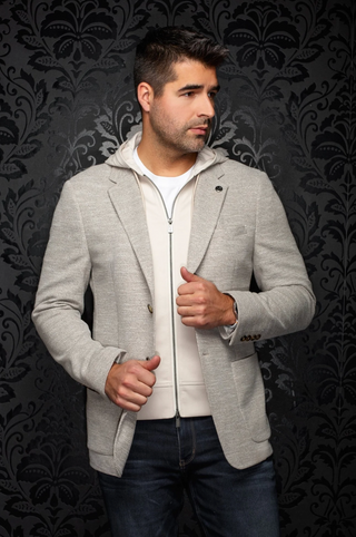 Au Noir Hooded Blazer | NOAH, Beige