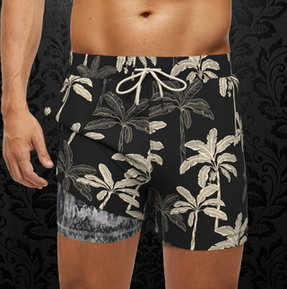 Au Noir Swim Trunk | LOBUE, Black Stone