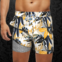 Au Noir Swim Trunk | KAHIAU, Gold