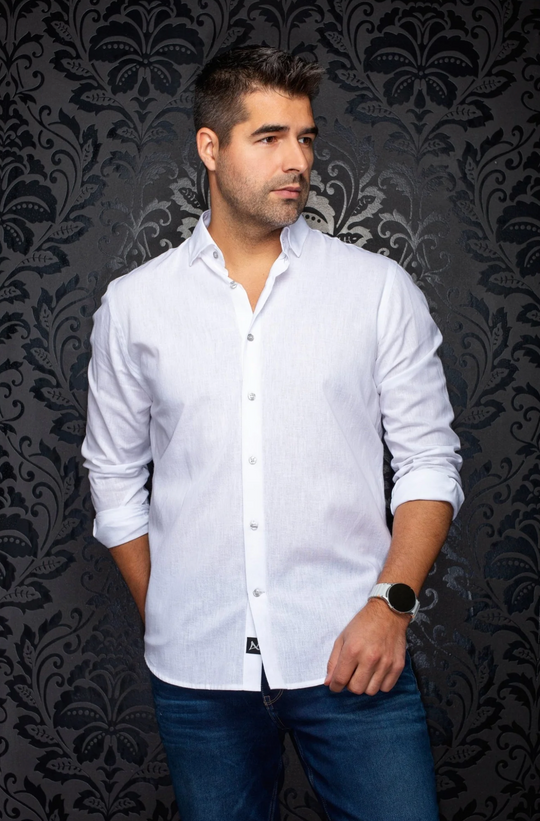 Au Noir Shirt | HUMPHREY, White