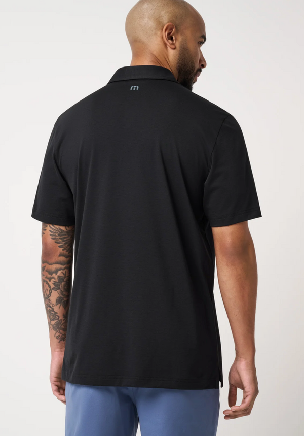 Travis Mathew Jersey Seas Polo | Black